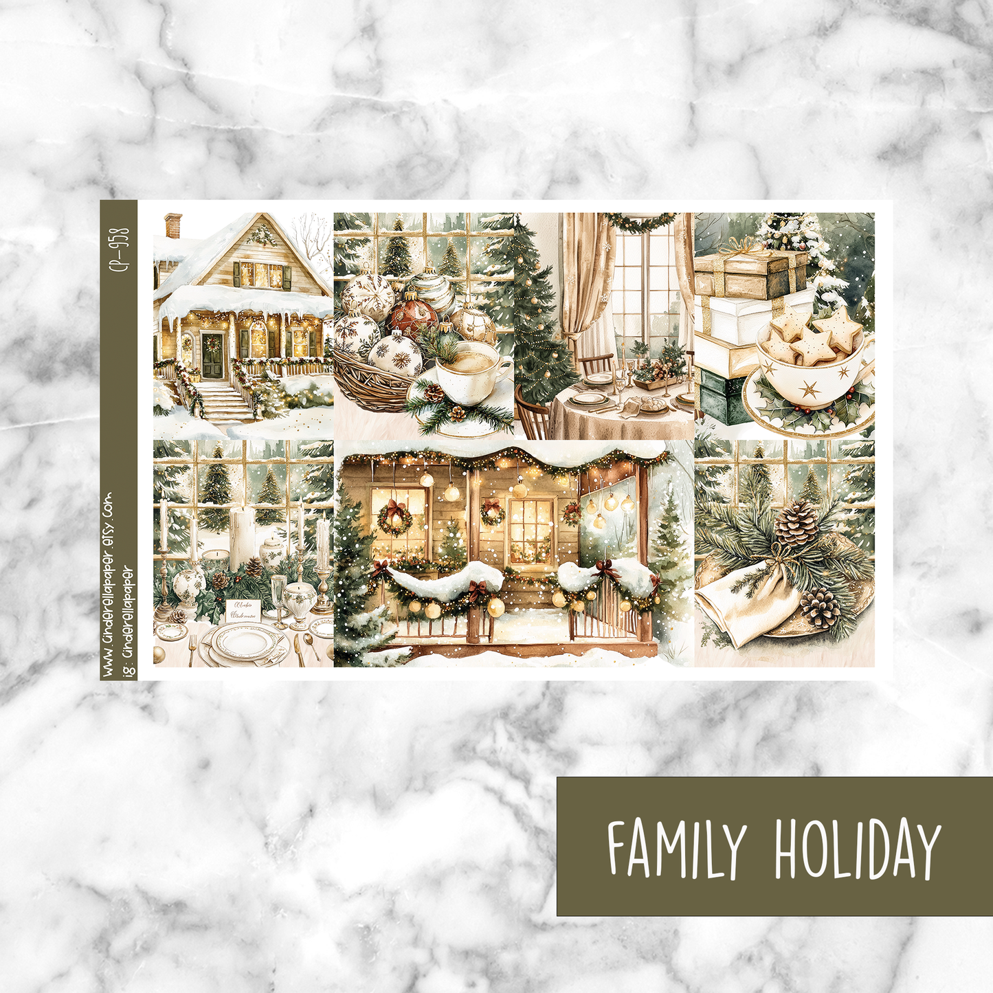 * GLITCH * Family Holiday - Ultimate Sticker Kit