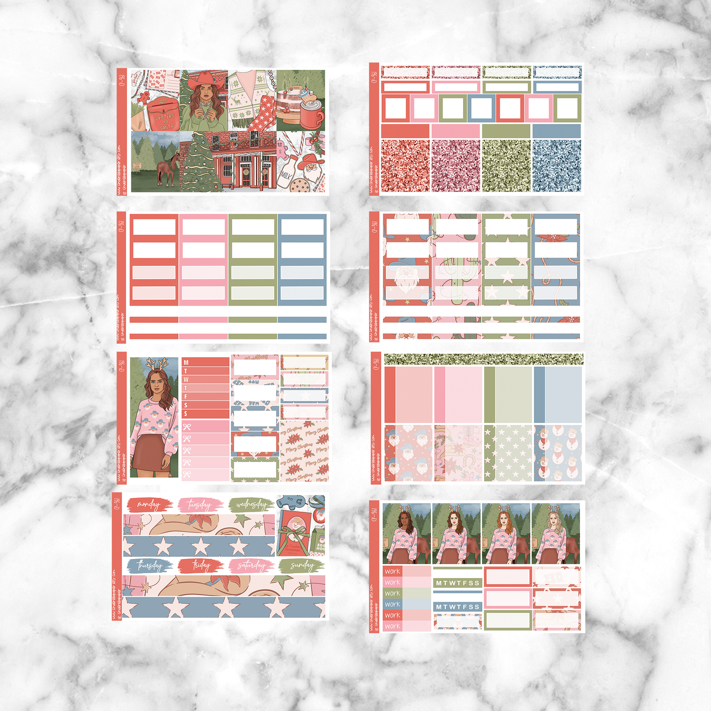 * GLITCH * Howdy Christmas - Ultimate Sticker Kit