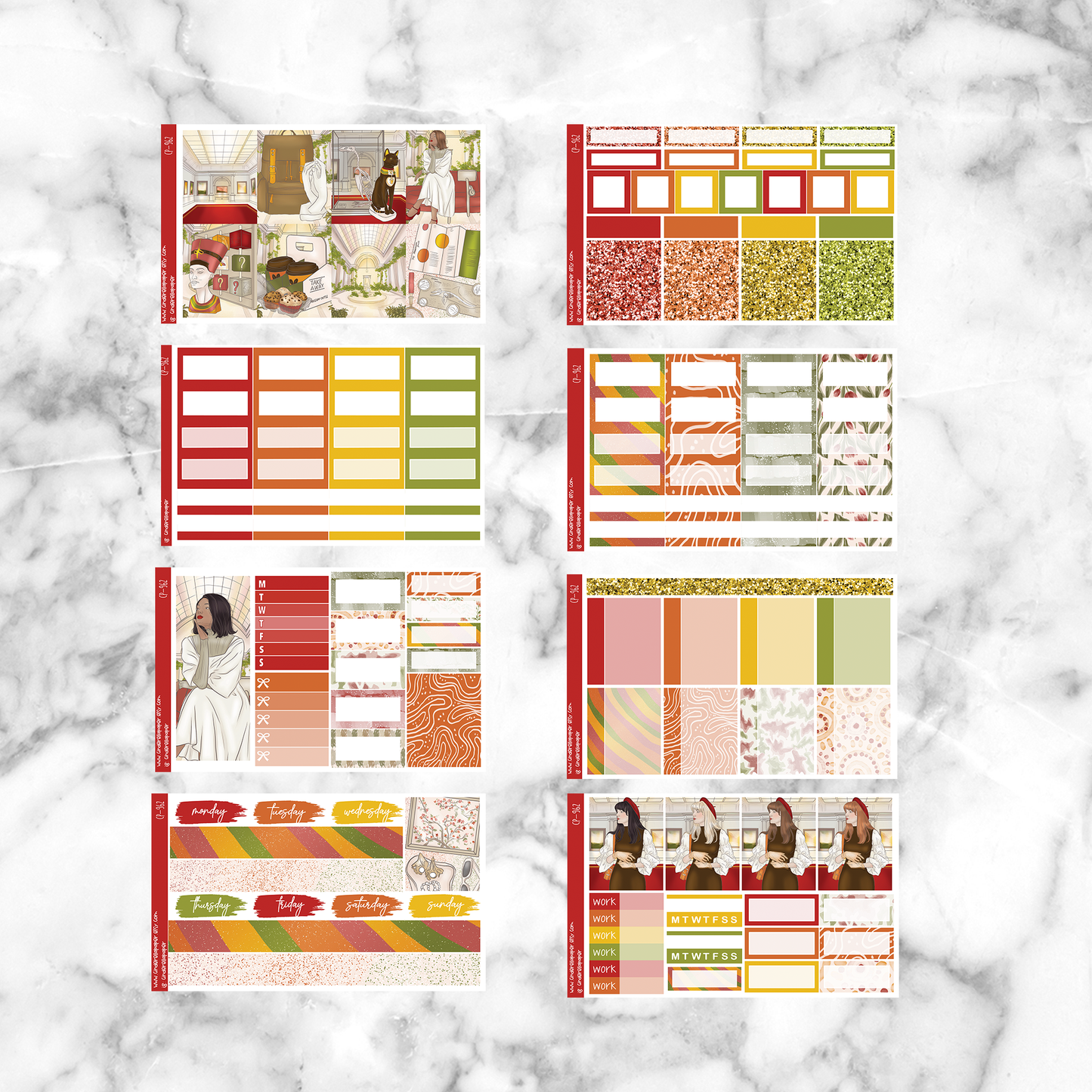 * GLITCH * Museum Trip - Ultimate Sticker Kit