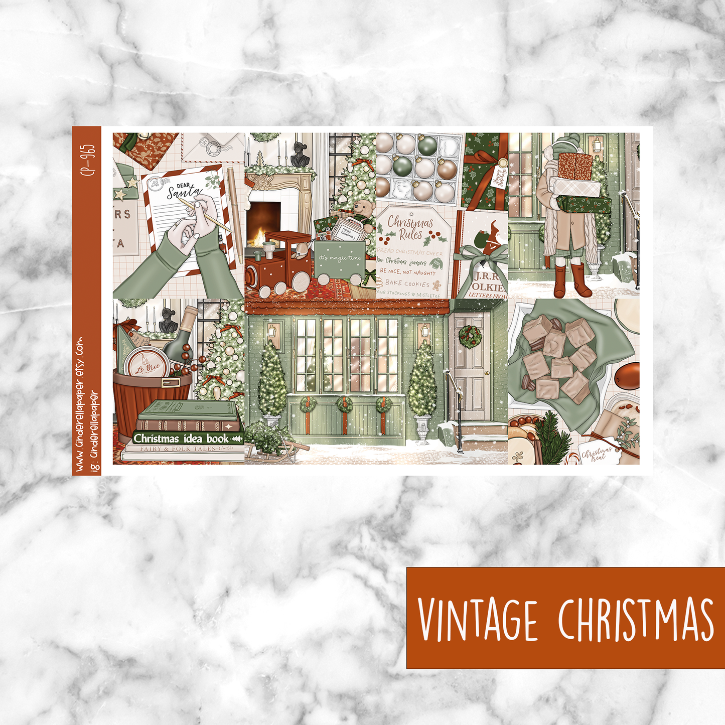 Vintage Christmas - Ultimate Sticker Kit