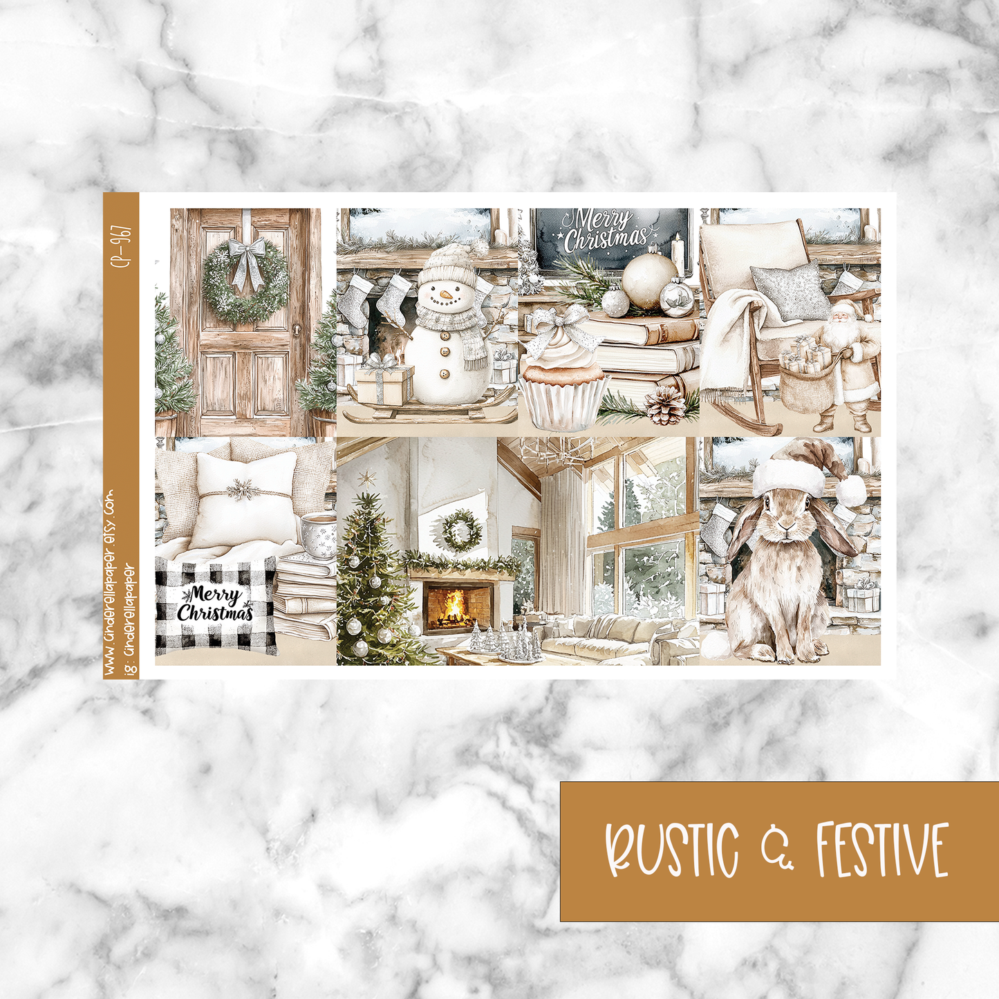 * GLITCH * Rustic & Festive - Ultimate Sticker Kit