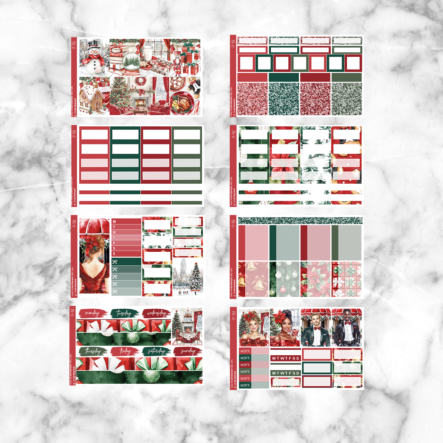 * GLITCH * Christmas Glam - Ultimate Sticker Kit