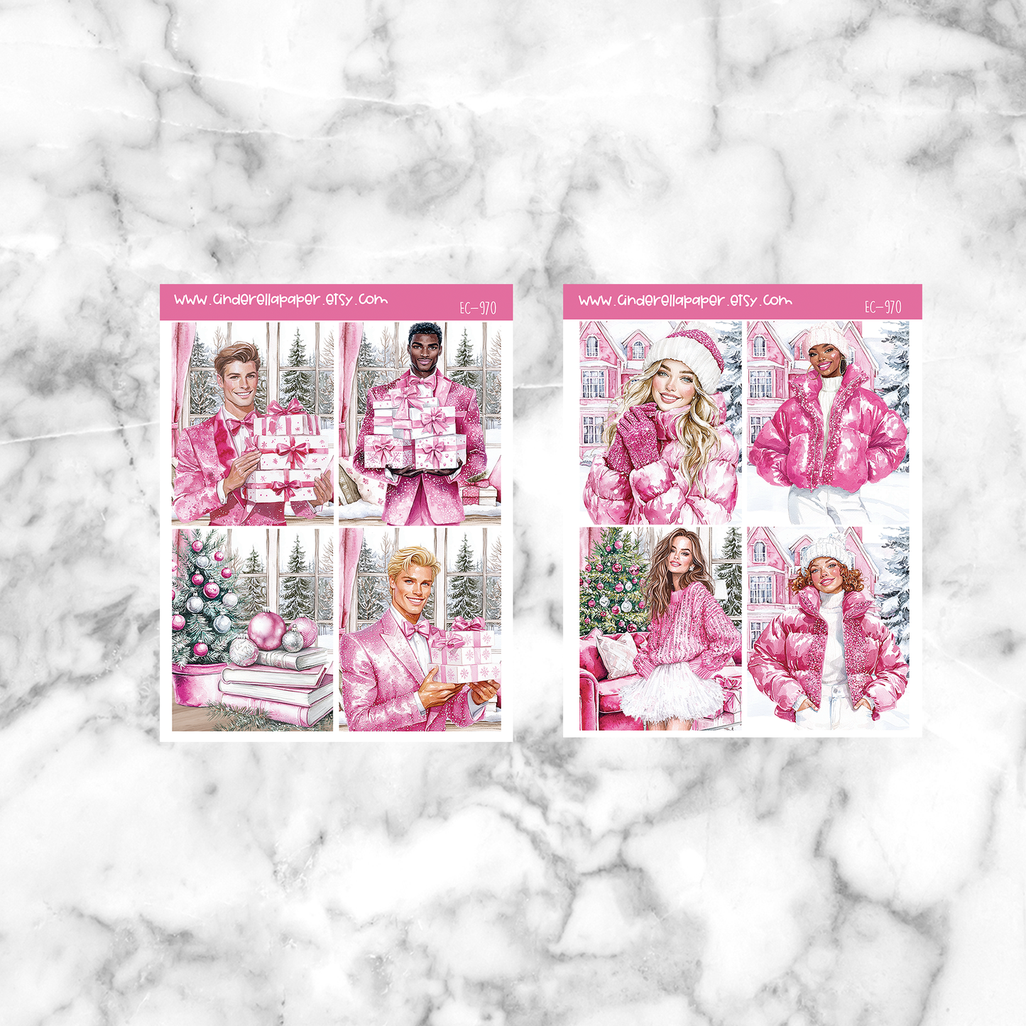 Christmas in Pink - Ultimate Sticker Kit