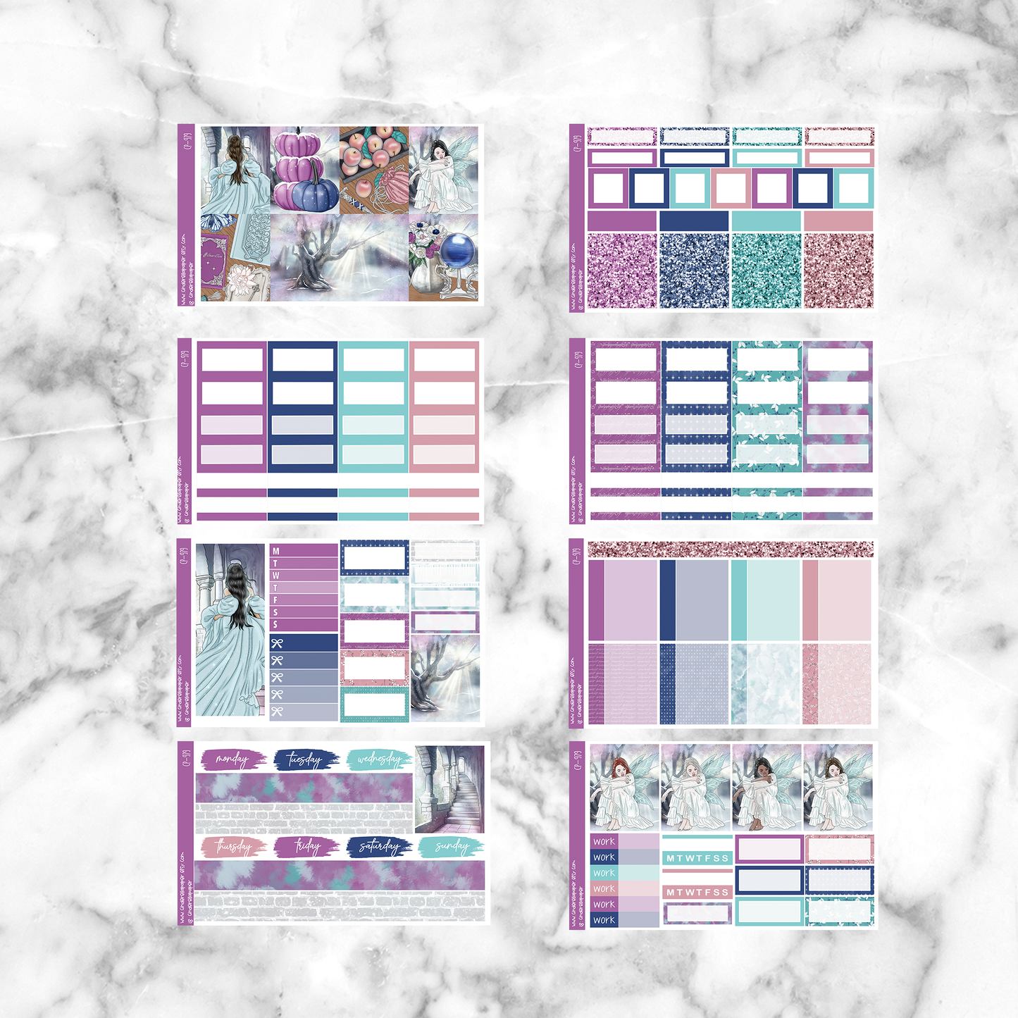 * GLITCH * Frozen Woods - Ultimate Sticker Kit