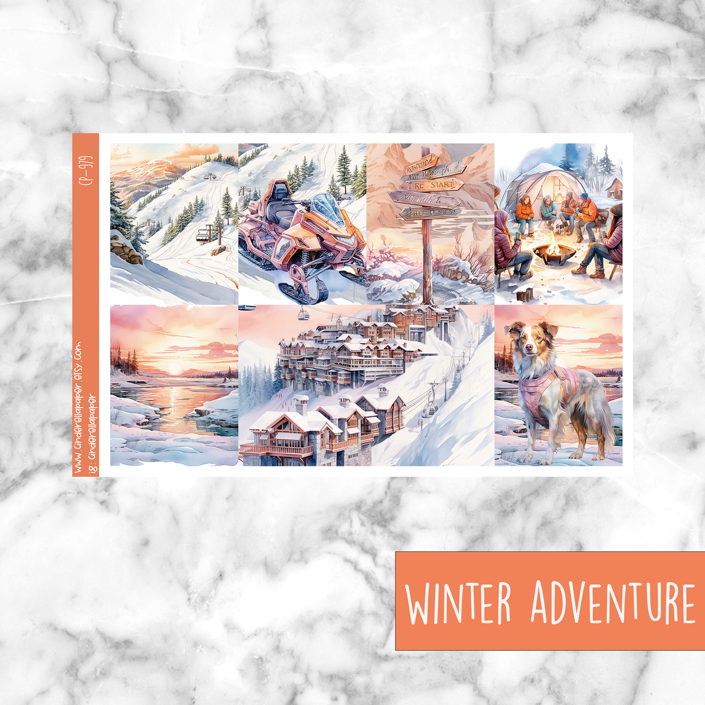 * GLITCH * Winter Adventure - Ultimate Sticker Kit