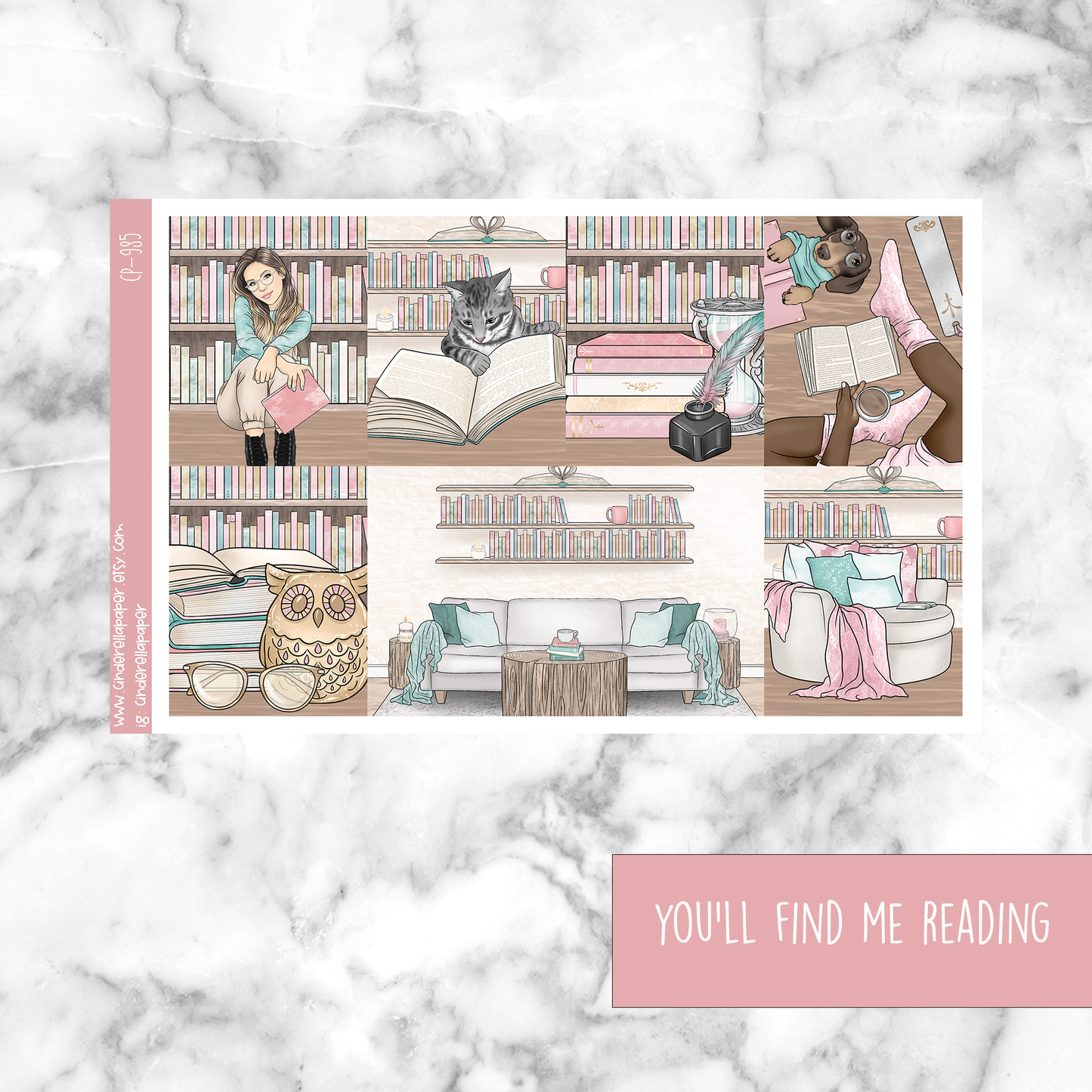 You'll find me reading - Ultimate Sticker Kit