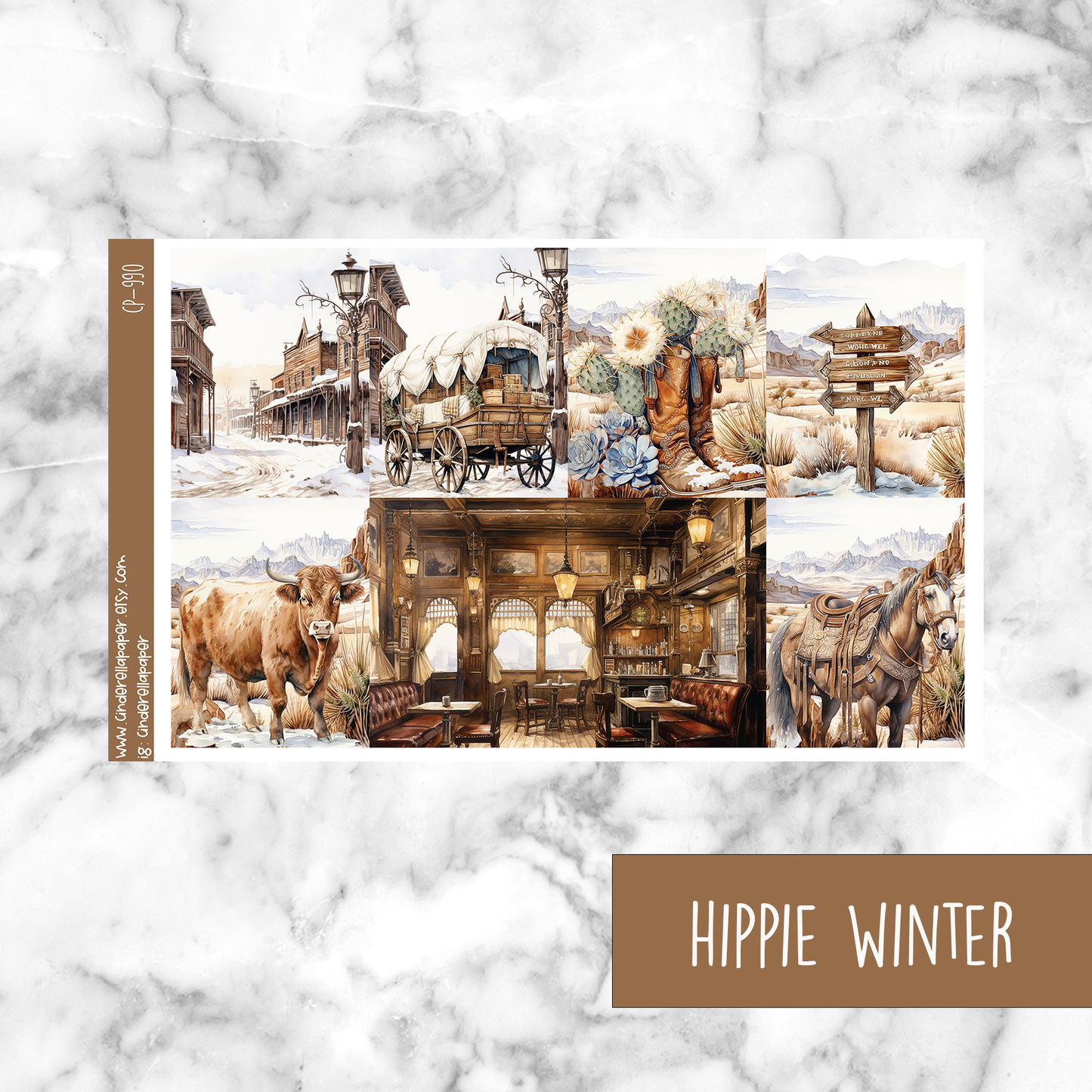 Winter Western - Ultimate Sticker Kit