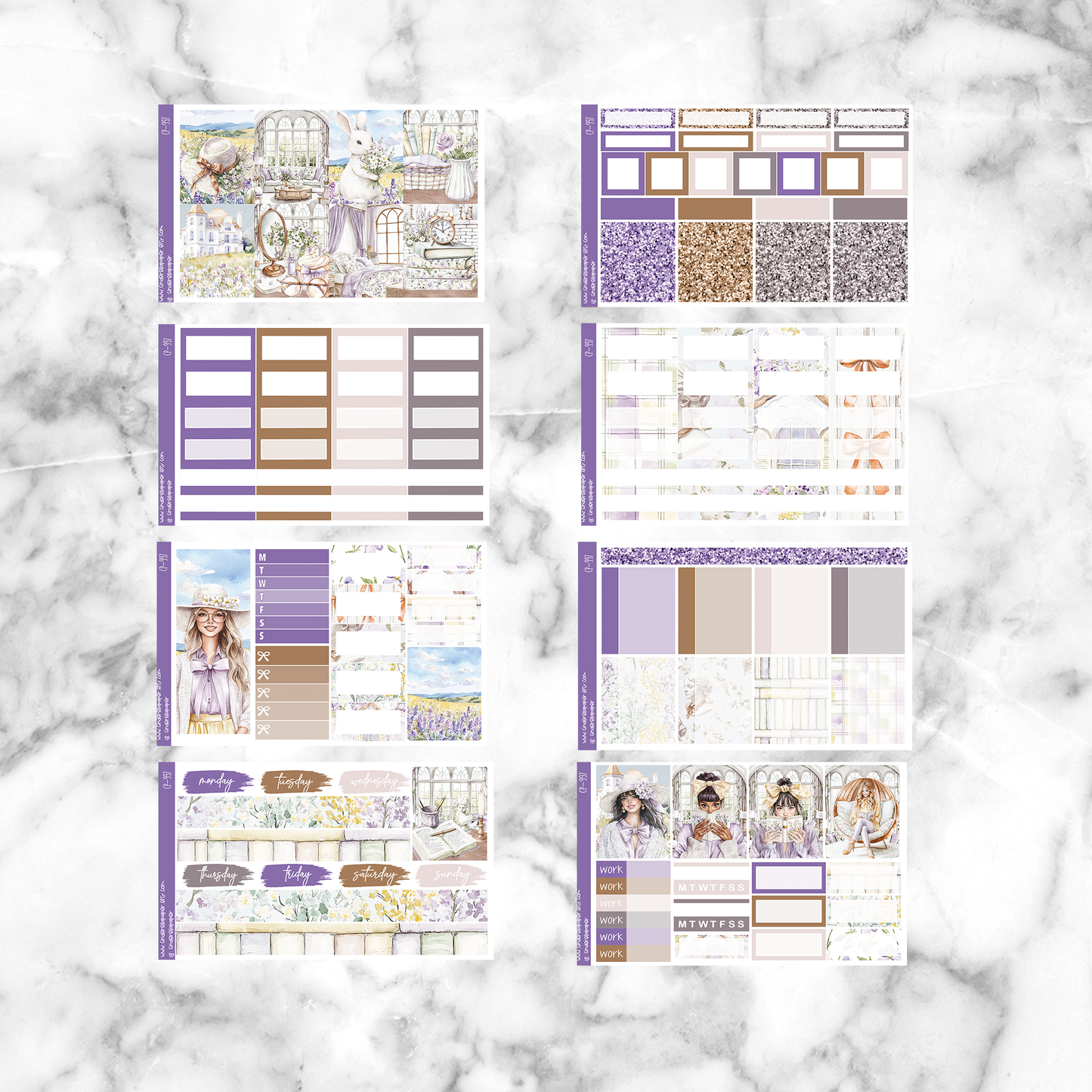 * GLITCH * Wildflower Novel - Ultimate Sticker Kit