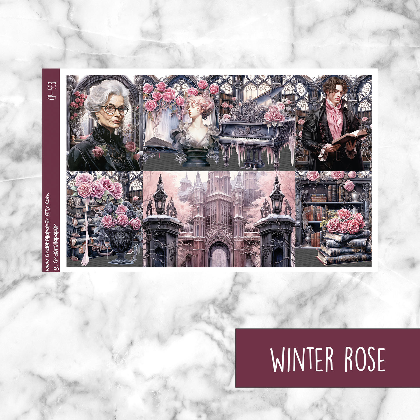 Winter Rose - Ultimate Sticker Kit