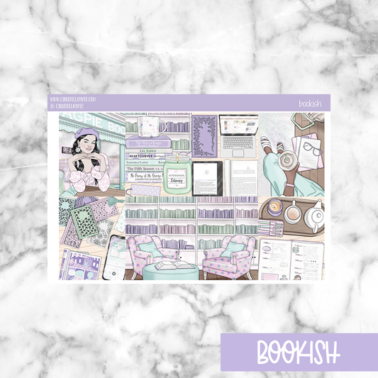 Bookish Printable Planner Sticker