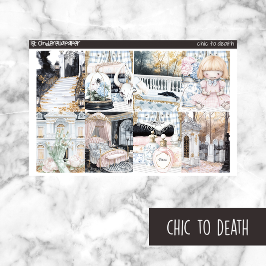 Chic to Death Printable Planner Sticker