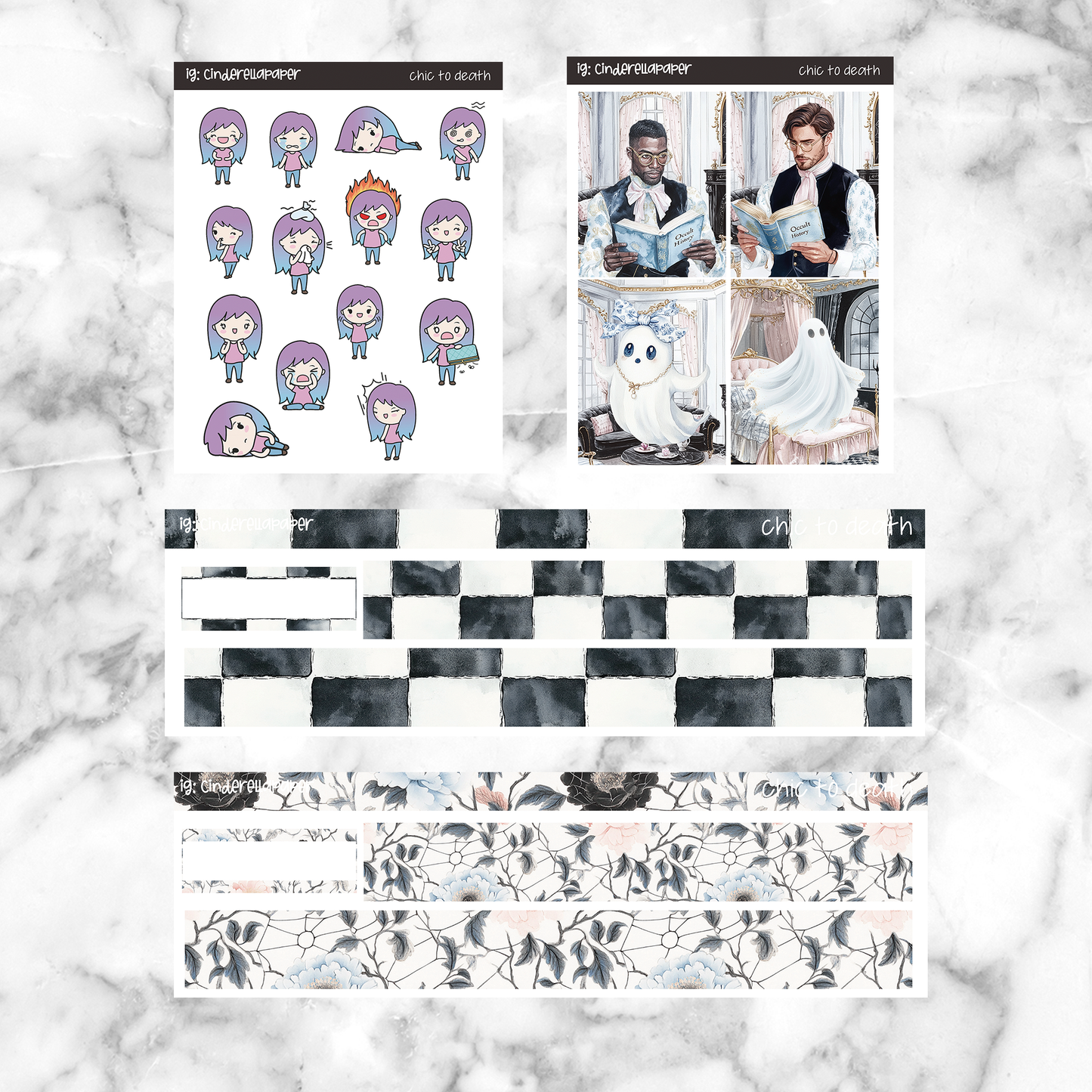 Chic to Death Printable Planner Sticker