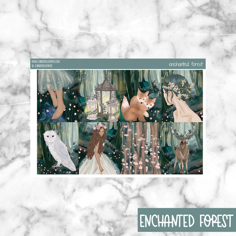 Enchanted Forest Printable Planner Sticker