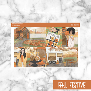 Fall Festive Printable Planner Sticker
