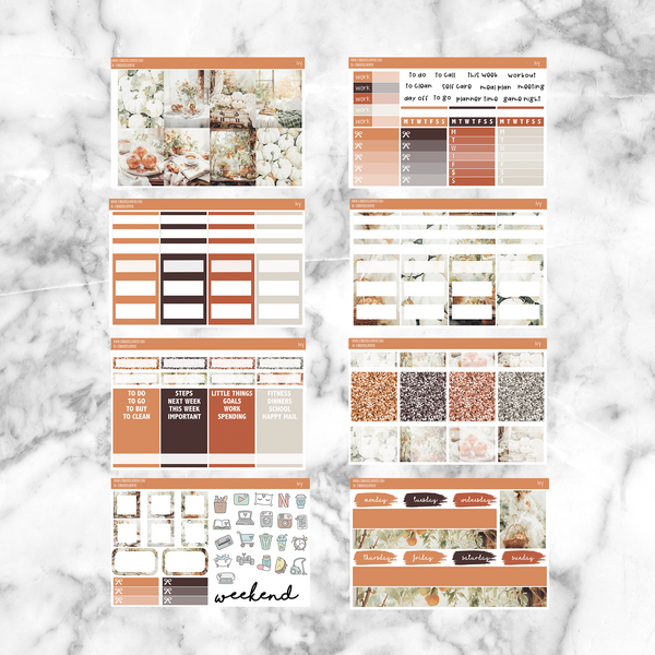Ivy Printable Planner Sticker