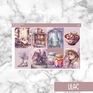 Lilac Printable Planner Sticker
