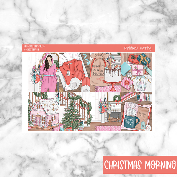 Christmas Morning Printable Planner Sticker
