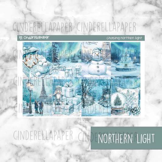 Chasing Northern Light Printable Planner Sticker
