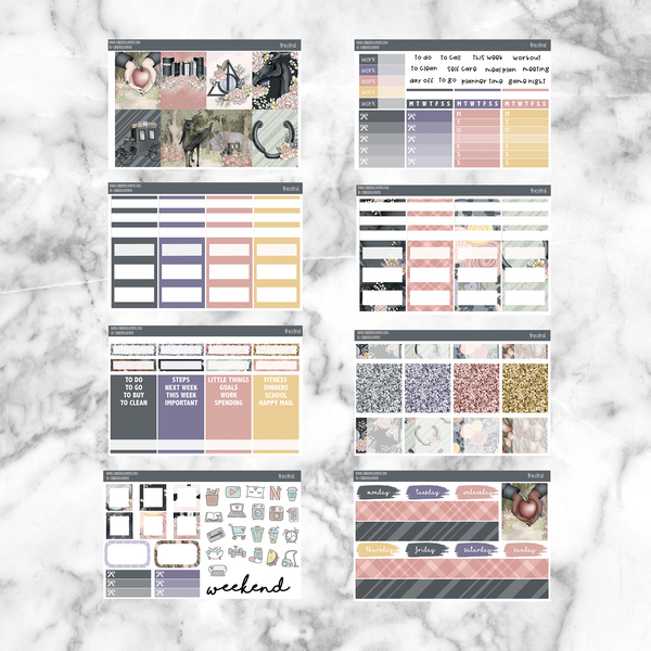 Thestral Printable Planner Sticker