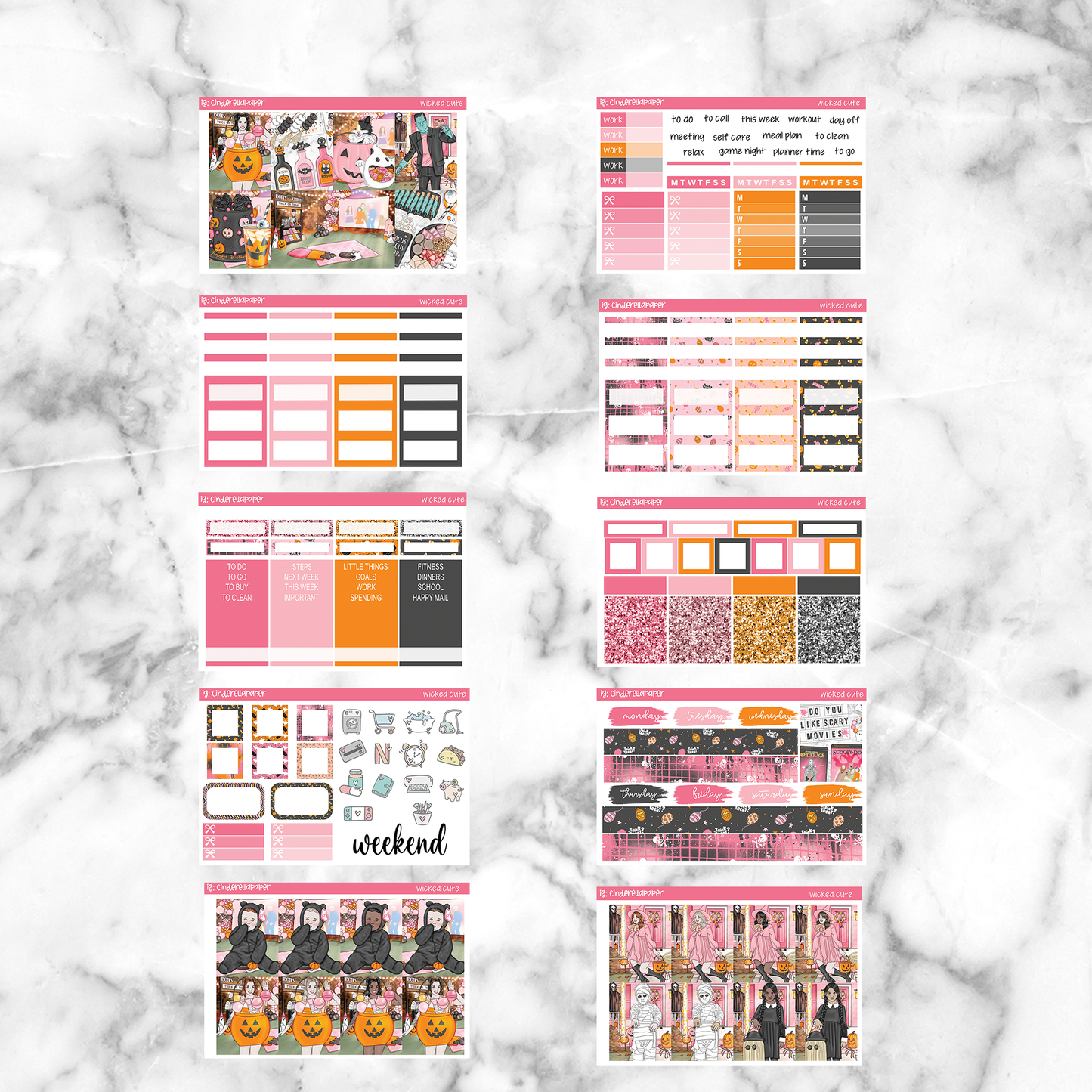Wicked Cute Printable Planner Sticker