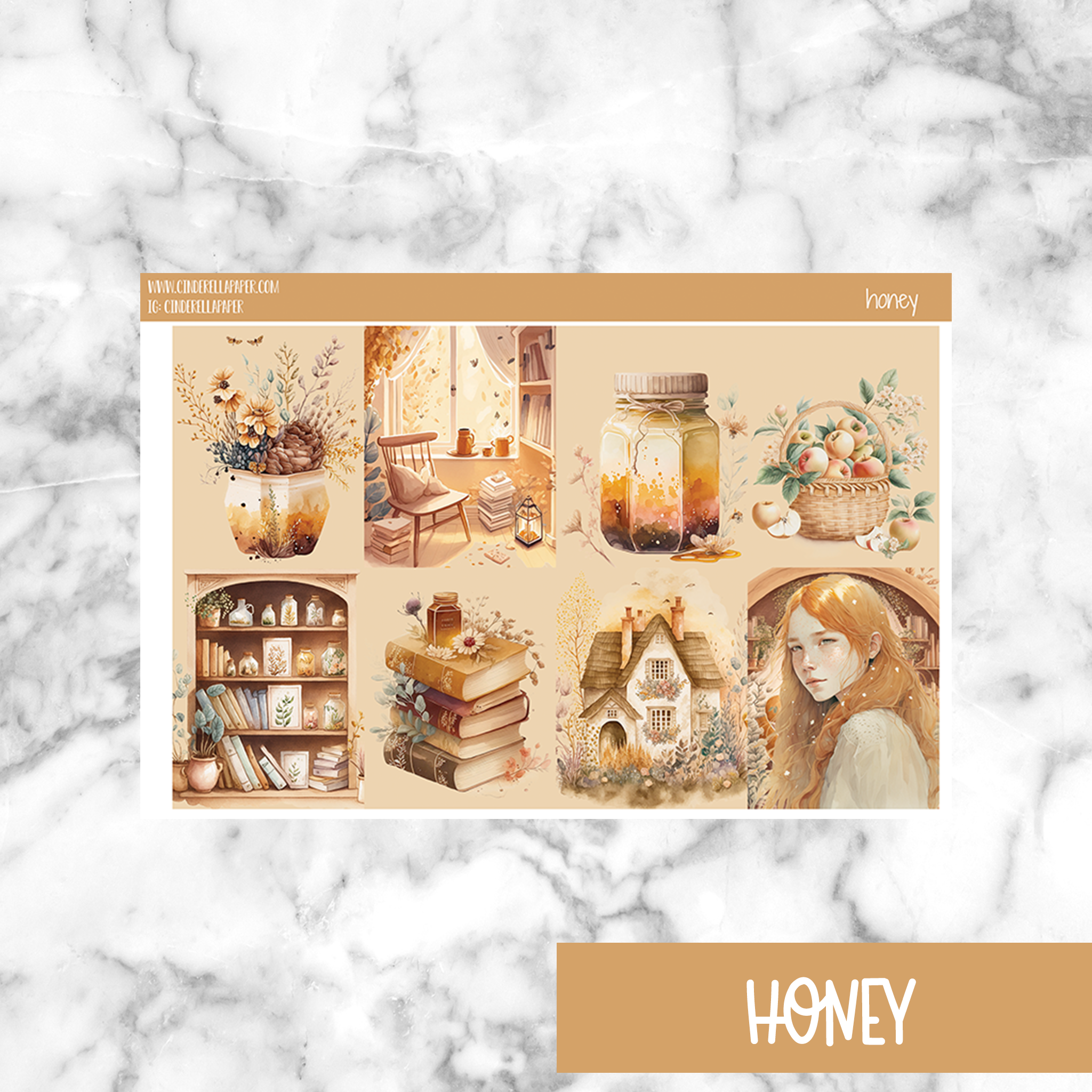 Honey Printable Planner Sticker