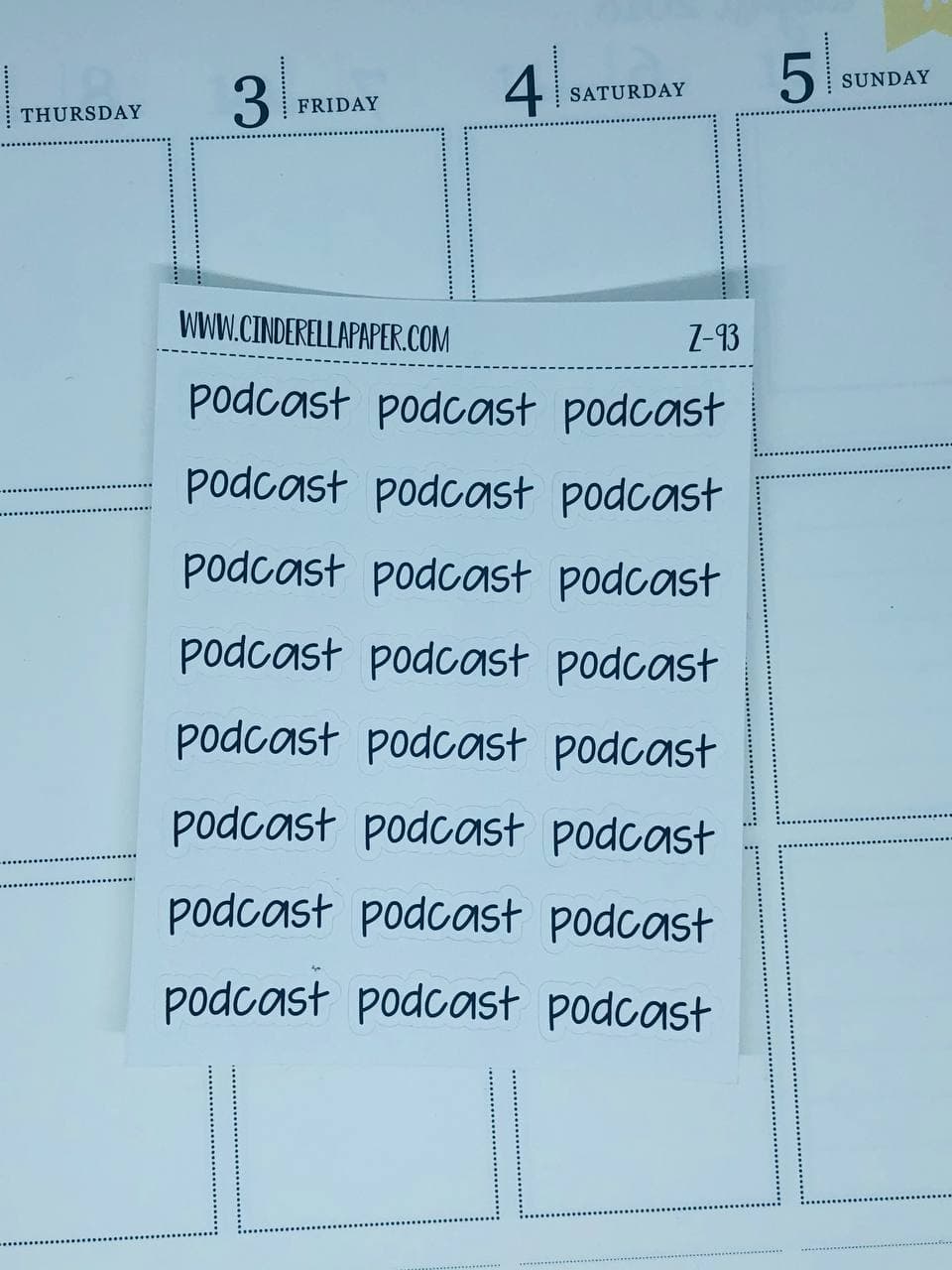 Podcast Script || Z-91 - CinderellaPaper