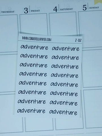 Adventure Script || Z-112 - CinderellaPaper