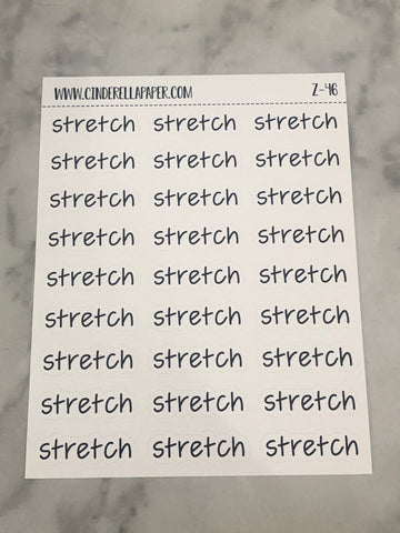 Stretch Script || Z-46 - CinderellaPaper