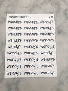 Wendy's Script || Z-88 - CinderellaPaper